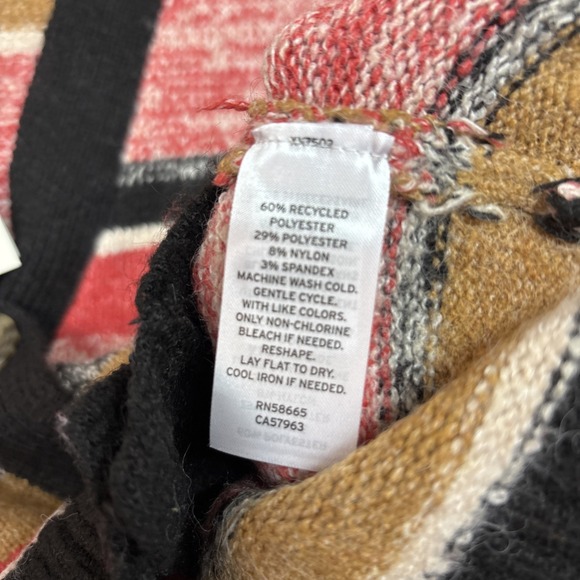 NWT BP Nordstrom Cardigan Sweater Size Medium Stripe Long Sleeve Crop - Picture 7 of 7